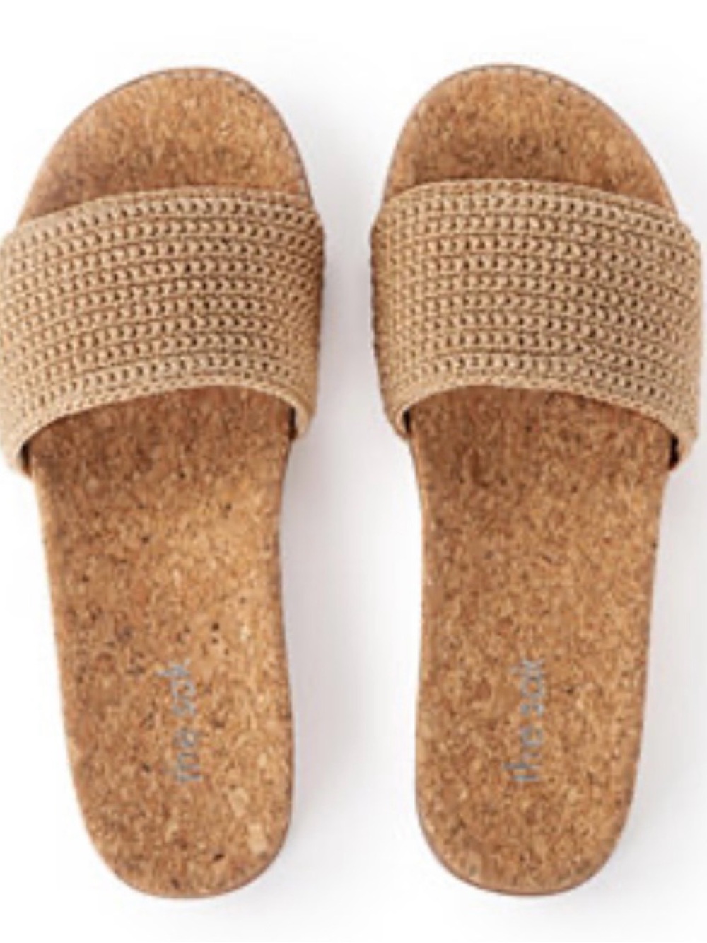 The Sak Mendocino Woven Cork Slide Sandals